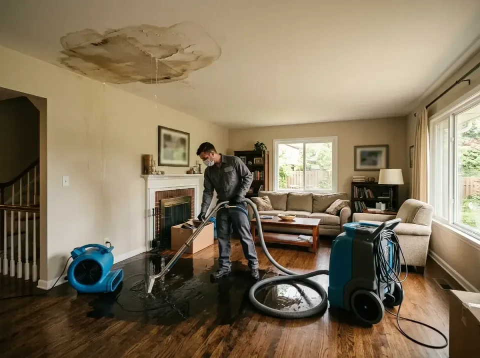 attic-pipe-burst-ceiling-drip-008 — frequently asked questions, Water Damage Restoration & Carpet Care in Graysville, AL